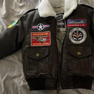 Up and away toddler bomber jacket size large